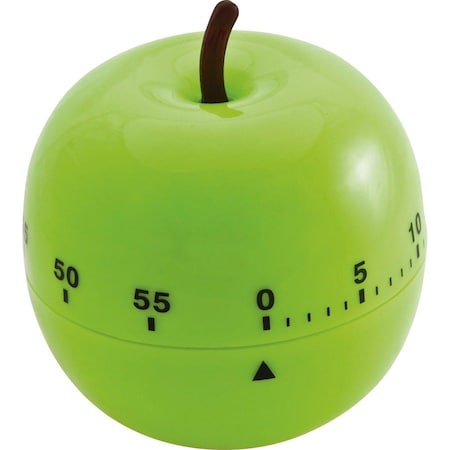 Baumgartens Shaped Timer, 4-1/2" Diameter, Green Apple BAU77056